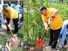 ‘सेवा मेरा योगदान’ के साथ मंत्री ने किया श्रमदान, ग्राम तराजू में चला स्वच्छता अभियान