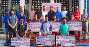 एड्स जागरूकता और स्वस्थ समाज का संकल्प, ग्वालियर में उत्साह के साथ संपन्न हुई रेड रन मिनी मैराथन