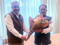 भारत के उच्चायुक्त डॉ. शिल्पक अंबुले ने किया मुख्यमंत्री साय का आत्मीय स्वागत