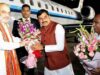 अमित शाह का देर रात भोपाल आगमन, स्टेट हैंगर पर CM और भाजपा प्रदेश अध्यक्ष रहे मौजूद