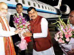 अमित शाह का देर रात भोपाल आगमन, स्टेट हैंगर पर CM और भाजपा प्रदेश अध्यक्ष रहे मौजूद