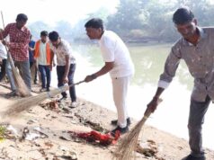 छत्तीसगढ़ में जनभागीदारी से स्वच्छता की पहल, रामपुर आश्रम में नदी घाट और जलकुंड की सफाई