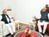 राज्यपाल पटेल से विधानसभा अध्यक्ष तोमर ने की सौजन्य भेंट