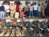 127 मोटरसाइकिलें एवं 1 ट्रैक्टर ट्रॉली वाहन जब्त